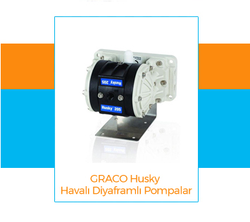 GRACO Husky Air Operaed Double Diaphragm Pumps