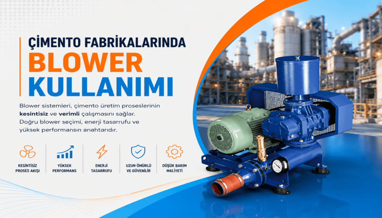 �imento Fabrikalar�nda Blower Kullan�m�