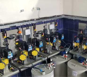 PRODOZ Dosing Pumps are installed at a new Water Treatment Plant