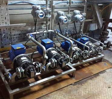 Dosing System with Pulsafeeder Eclipse Mag Drive Gear Pumps